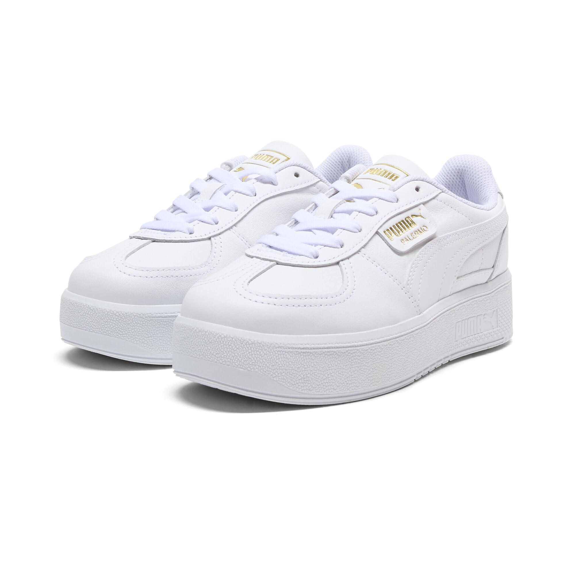 

[Puma] Palermo Elevata Lth Women s Puma White 400461-03 23.5cm