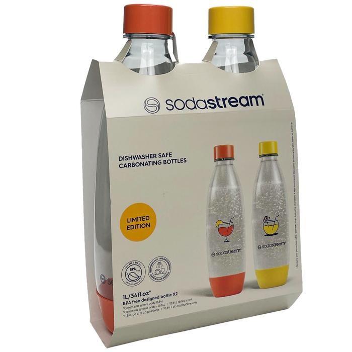 Bouteilles réutilisables - Sodastream - FUSE 1L x2 - Tritan compatible lave vaisselle saturateurs