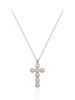 Cubic Cross Necklace C24NB107