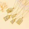 Stylish Luxury Our Lady of Guadalupe Jesus Angel Virgin Mary Pendant Necklace for Men Women Religious Zirconia Catholic Zircon