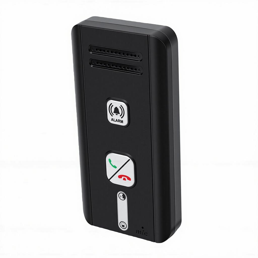 Kabelloser Zwei-Wege-Interkom-Pager, Vollduplex, große Reichweite, für den Heimgebrauch, Interkom für ältere Menschen, weiß.