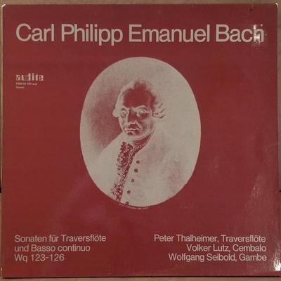 LP Record CARL PHILIPP EMANUEL BACH  COLLEGI  Sonaten Fr Traversflte Und Basso  FSM53191AUD Audite Germany Classical Used