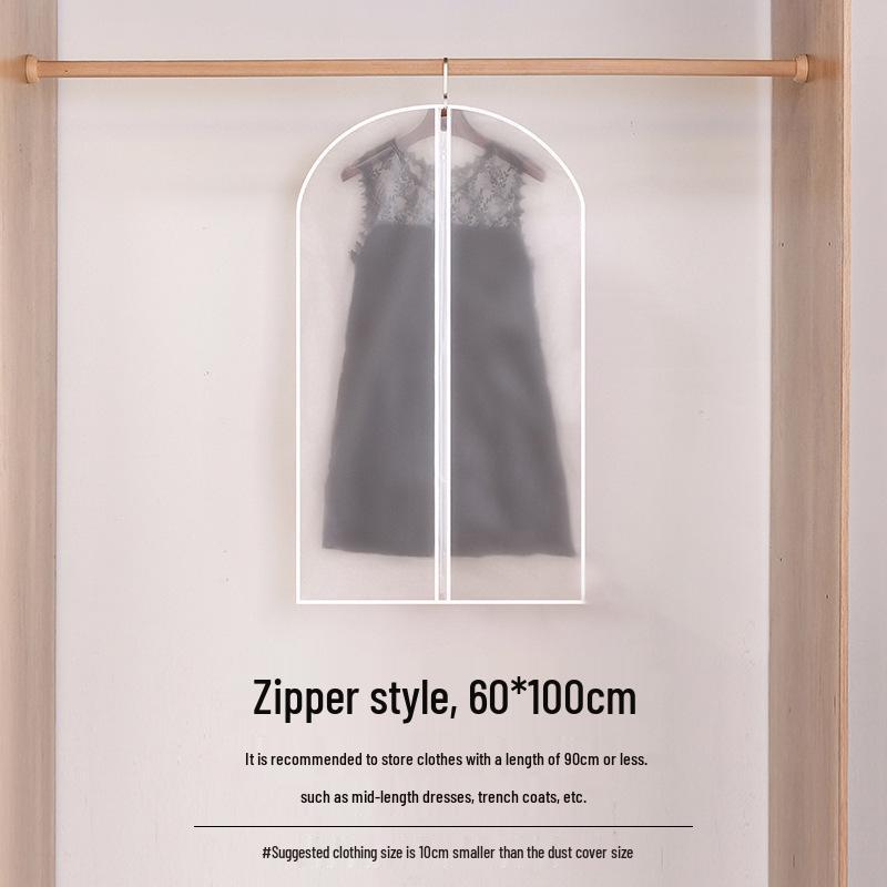 Transparent Washable Garment Dust Cover Bag for Hanging Clothes