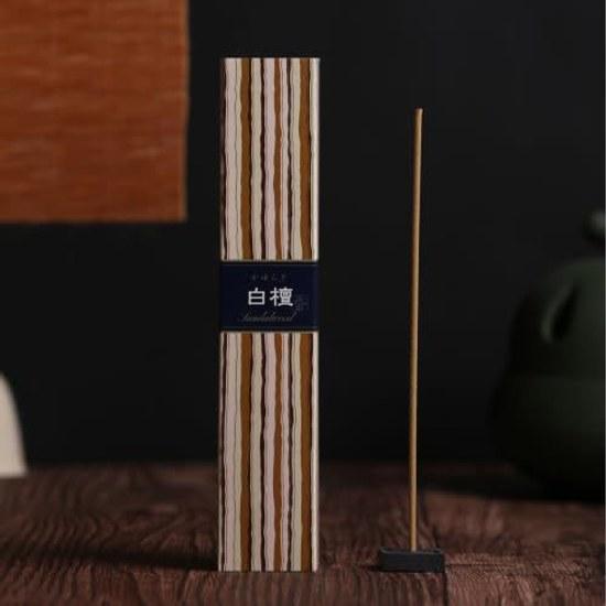 Nippon Kodo Kayuragi Sandalwood Incense Holder White Single Item 40 Pieces (x 1)