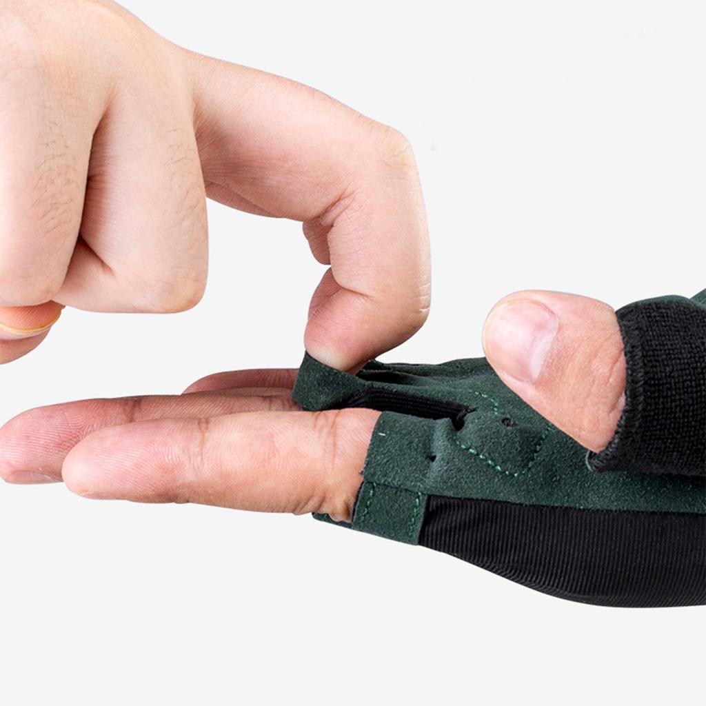 Fingerless Gloves Anti Slip Shock Absorbing Half Finger Gloves for Outdoor Bike Riding Hiking
