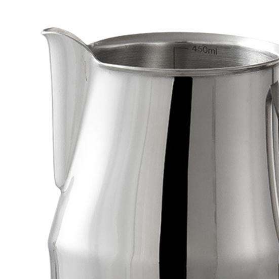 350/500ml Milk Frother Cup Built-in Scale Stainless Steel Bird Beak Espresso Pull Flower Cup for Dessert Shop