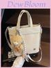 Nylon Shoulder Bag For Women Small Fashion Crossbody Purse With Zipper Closure For Daily Use