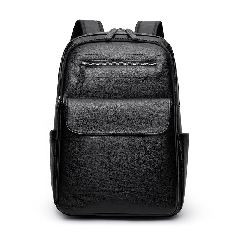 

Men s PU Backpack with Laptop Compartment – Durable Business & Travel Bag for Work, College, and Daily Use – Stylish and Functional Design чорний