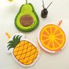 Cartoon Fruit Hand Towel Hanging Absorbent Bathroom Kerchief Coral Fleece Thickened Washcloth