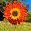 Multistyles Rotating Sunflower Stake Standing Lawn Flower Pinwheel  Outdoor Party Picnic Decor