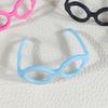 Colorful Glasses Plastic Glasses Frame Accessories DIY Dolls Candy Color Frame Handmade Decoration Accessories