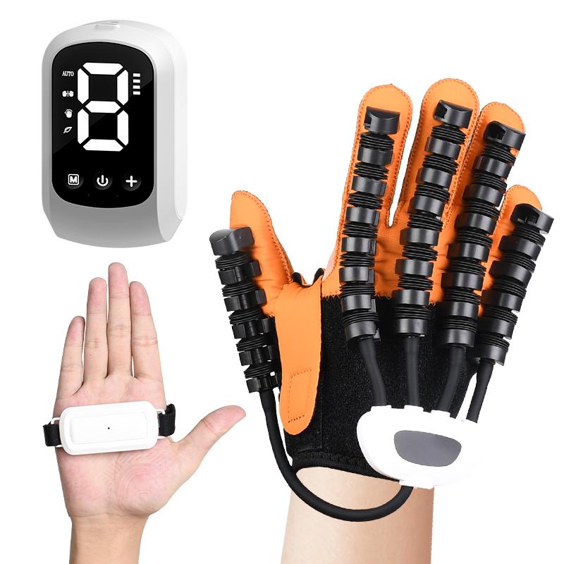 

Rechargeable Hand Rehabilitation Robot Gloves Hemiplegia Stroke Exercise Device Finger Trainer Hand Function Workout Rehab Glove XL