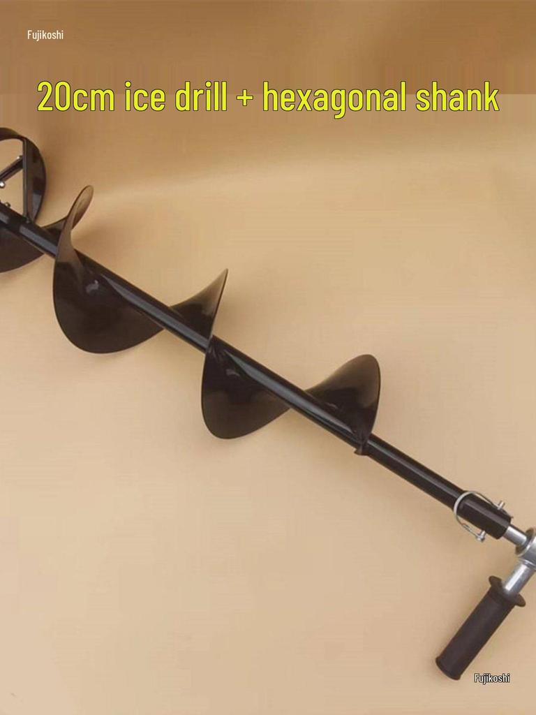 Příslušenství k ledovému vrtáku: Elektrická vrtačka Šestihranný adaptér & Konvertor s ruční klikou (18mm/20mm)