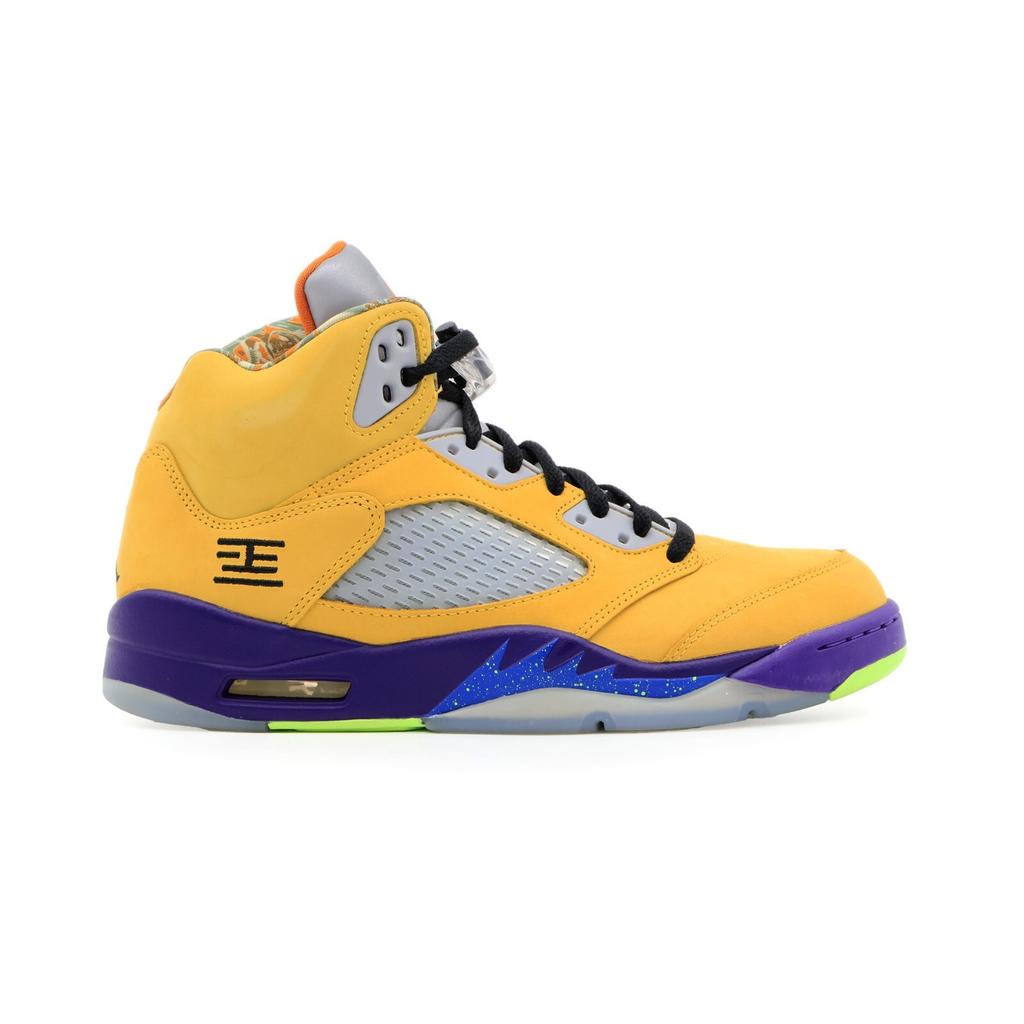 CZ5725-700 Nike Air Jordan 5 Retro What the Orange Solaire Rouge Jaune (Pour des hommes)