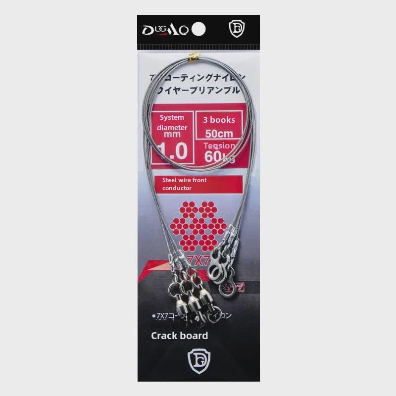 Ultraweiche 49-strängige Anti-Bite-Angelschnur aus Stahl: Verschleißfest und ideal zum Meeresangeln