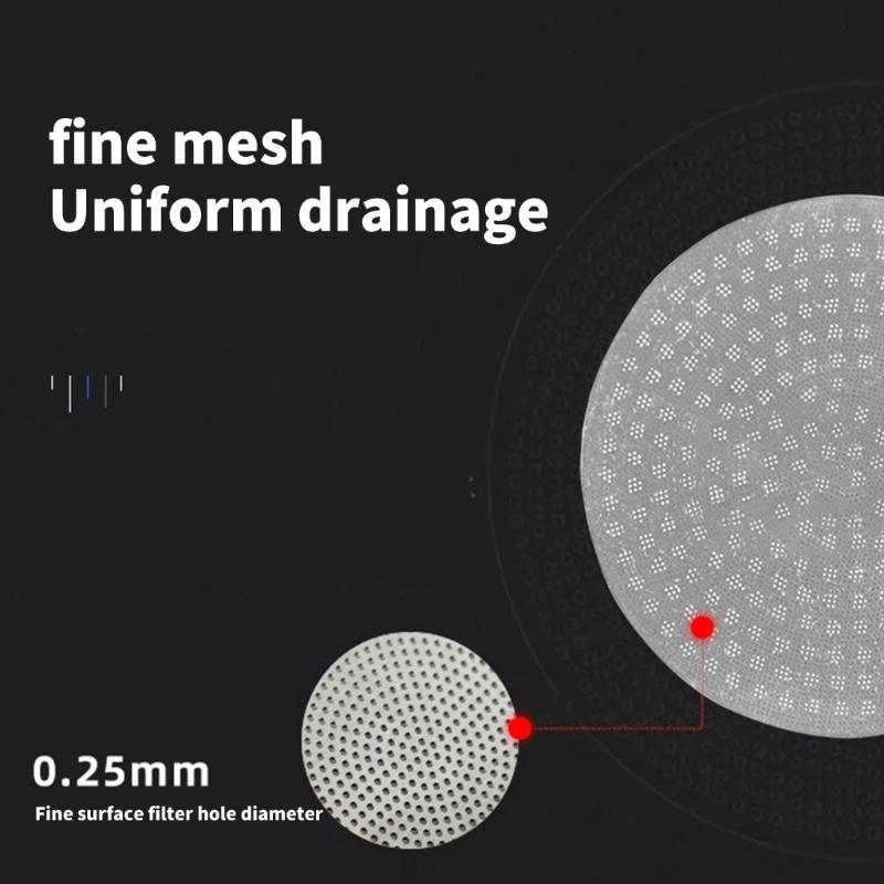 304 Stainless Steel Coffee Filter Fine Mesh Reusable For Espresso Maker Dishwasher Safe Sustainable Coffee Accessories