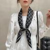 Spring square scarf silk scarf French retro women's simple and versatile foreign style fashion temperament twill silk scarf batch