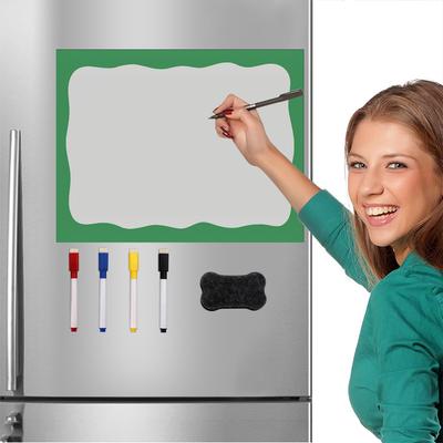 Kreativní magnetická samolepka na bílou tabuli Memo na ledničku s perem Stíratelná Kancelářský studijní plán