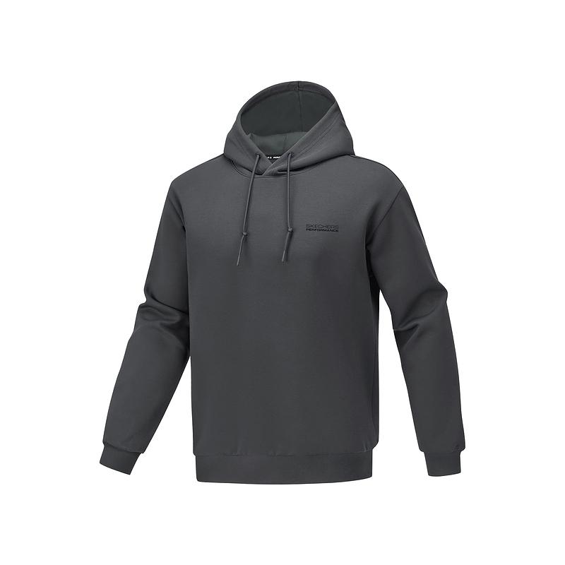 Skechers Basic Sports Series Breathable Hooded Pullover Knit Sweatshirt Men sweatshirts P425M239-013P M
