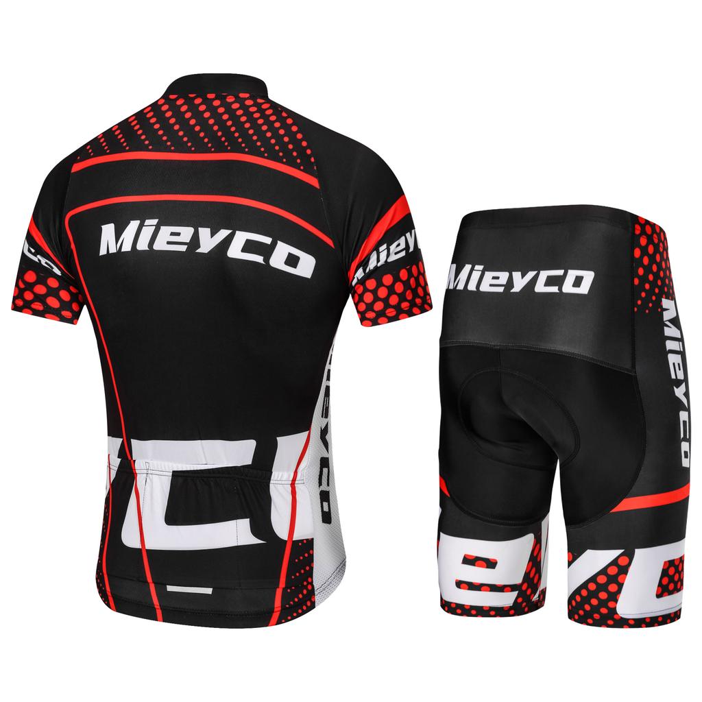 Red Pro Bicycle Team Short Sleeve Maillot Ciclismo Men's Cycling Jersey Sets Summer Breathable Cycling Clothing Suit