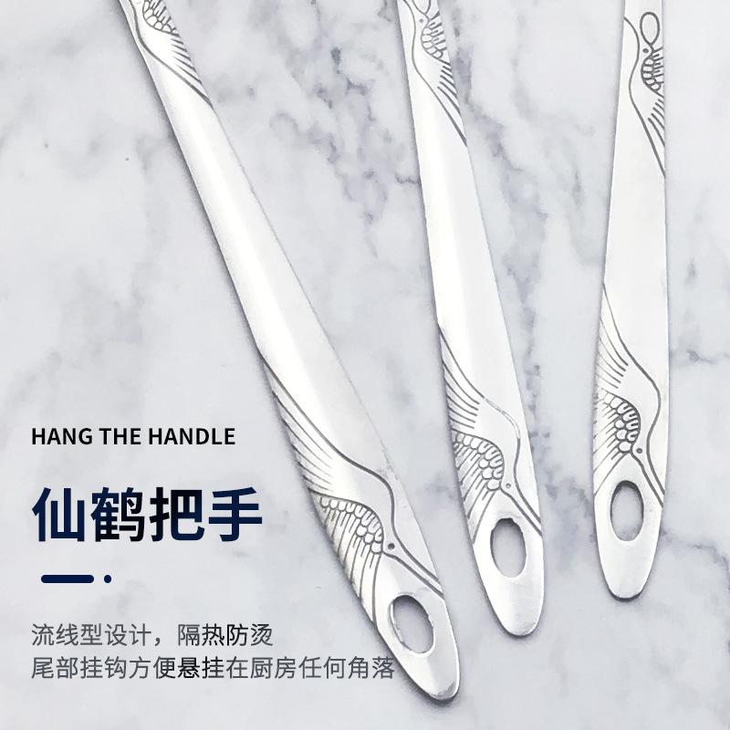 Oală de supă Scurătoare Lingură Rezistent la temperaturi înalte Mâner lung Oală suspendată din oțel inoxidabil pentru bucătărie