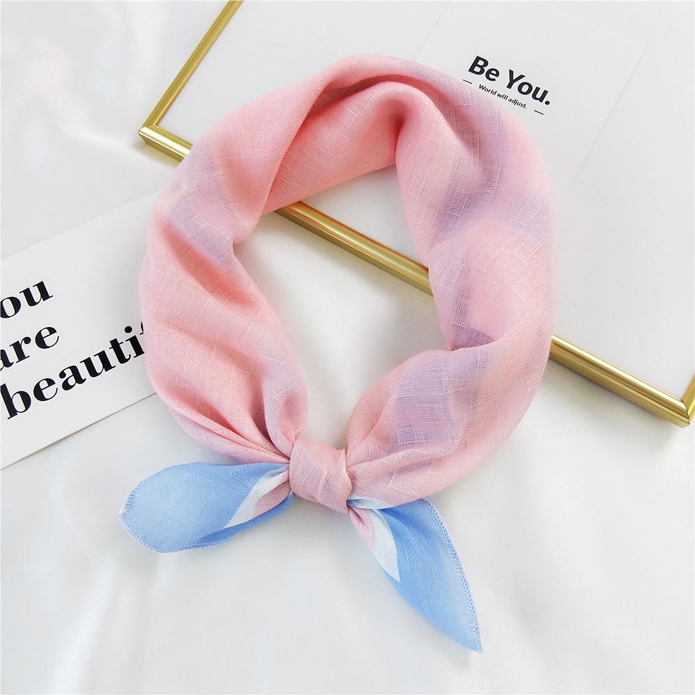 New Solid Color Scarf For Women In Spring And Autumn Versatile Ribbon Wrist Strap Headband Fashionable Decoration Student Neck Protection Small Scarf