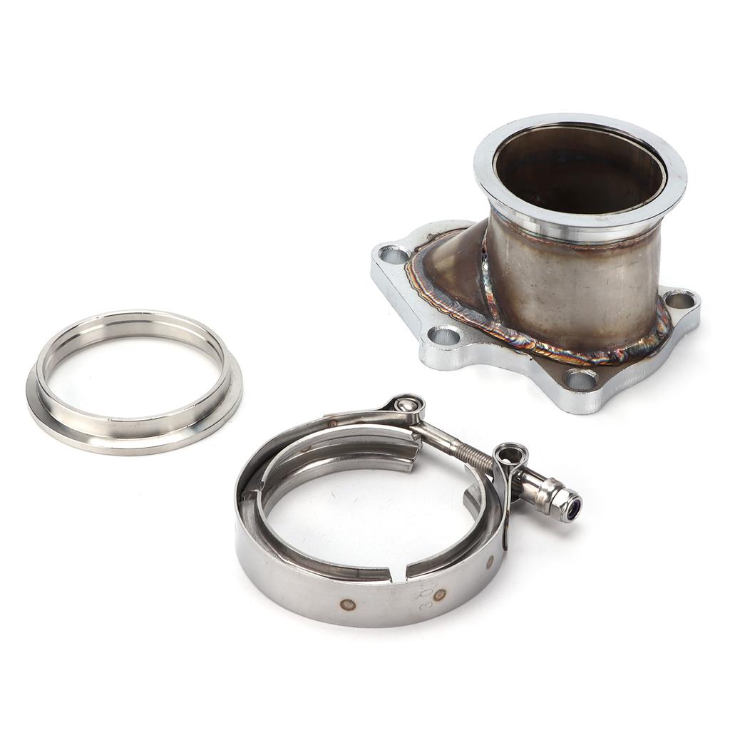 5 Bolt Turbo Downpipe Flange V Band Conversion Adaptor Replacement for Subaru Forester XT Models 2004‑2008
