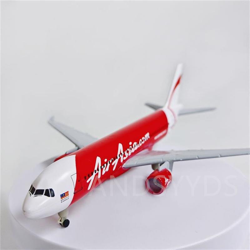 A320 Asia Airways Aviation Model Aircraft 20cm  1/400 Scale Diecast Metal Alloy Aeroplane With Stand Airplane Collection Display