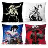 Anime N-Ninja S-Scroll Cushion Cover Pattern Printed Pillowcase for Living Room Sofa Cushion Cover & Bedroom Decor