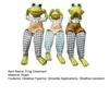 3 Pcs Desktop Frog Ornament Resin No See No Speak No Hear Frog Figurines Sitting Frog Statue with Long Legs for Indoor Table Shelf Cabinet Decor