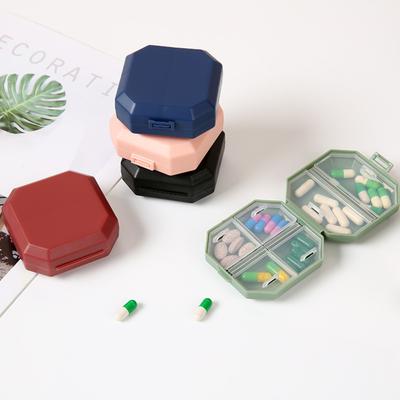 Mini Hot Portable Travel Daily 6 Grid Pill Cases Box Organizer Tablet Pills Storage Container for Medicine Vitamin Fish Oils