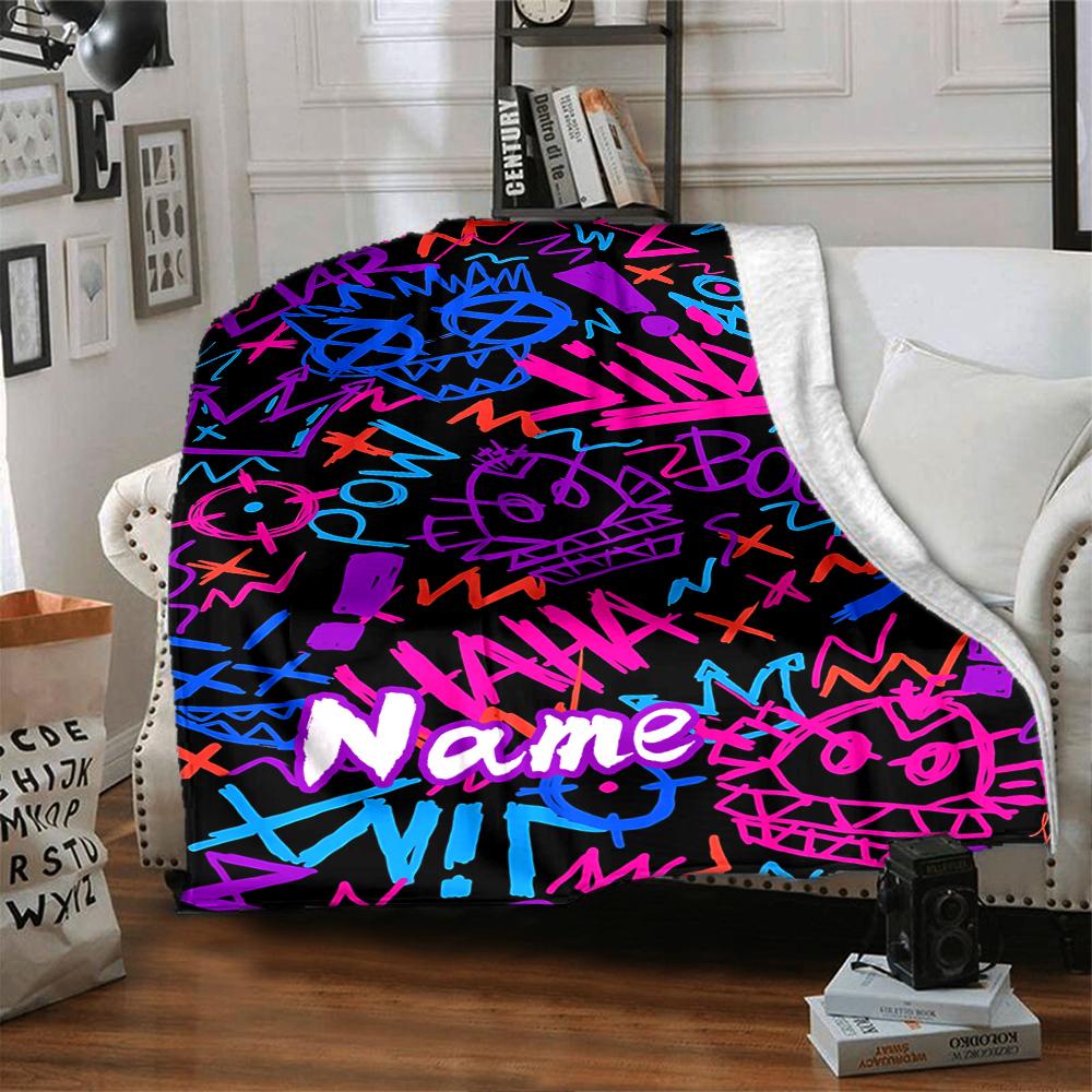 Custom Name Galactic Duelists Party Blanket For Couch Bed Plush Cozy Fuzzy Blanket Super Soft Warm Blankets For Fall And Winter 091618