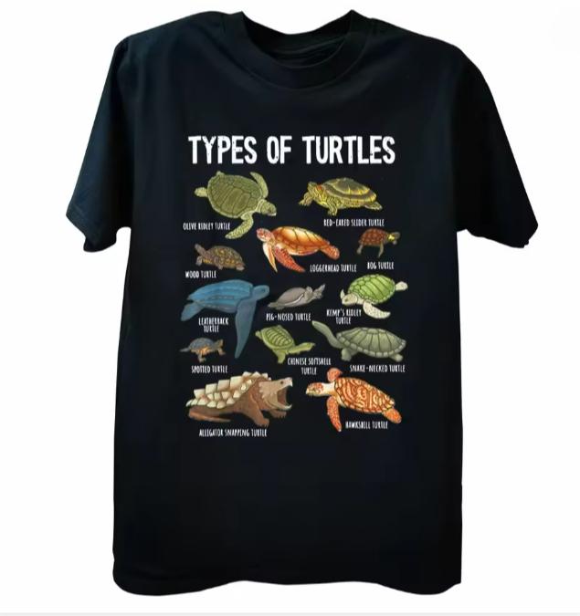 Shark Faces of All Kinds T-shirt The Cephalopod Octopus Squid T-shirt Men Women Unisex Casual Tops Casual Daily Streetwear