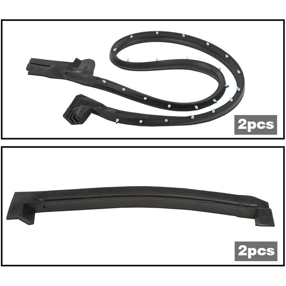 New Weather Strip Seal Full Weatherstrip Kit Fit For Corvette C4 Coupe 5.7L 1984-1989