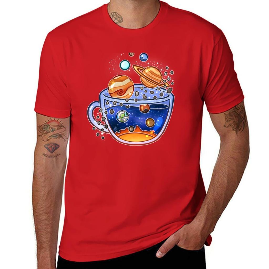 Solar System Tea TShirt kawaii clothes Blouse animal prinfor boys vintage clothes mens t shirt graphic