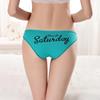 7 Pcs Underwear Cotton Every Weekdays Sexy Ladies Panties Knickers Briefs Lingerie for Women