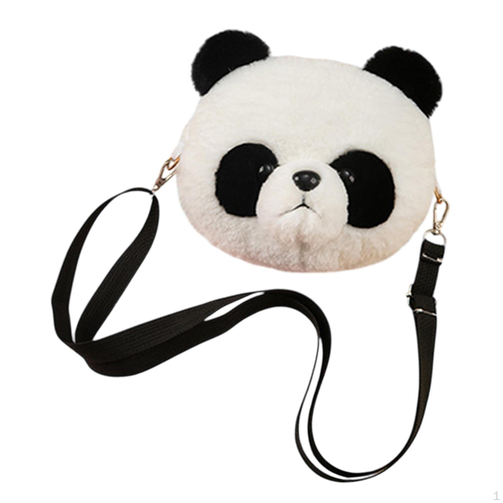 

Милая сумка кроссбоди в форме животного, регулируемый плечевой ремень, для праздничного подарка, уличная Panda