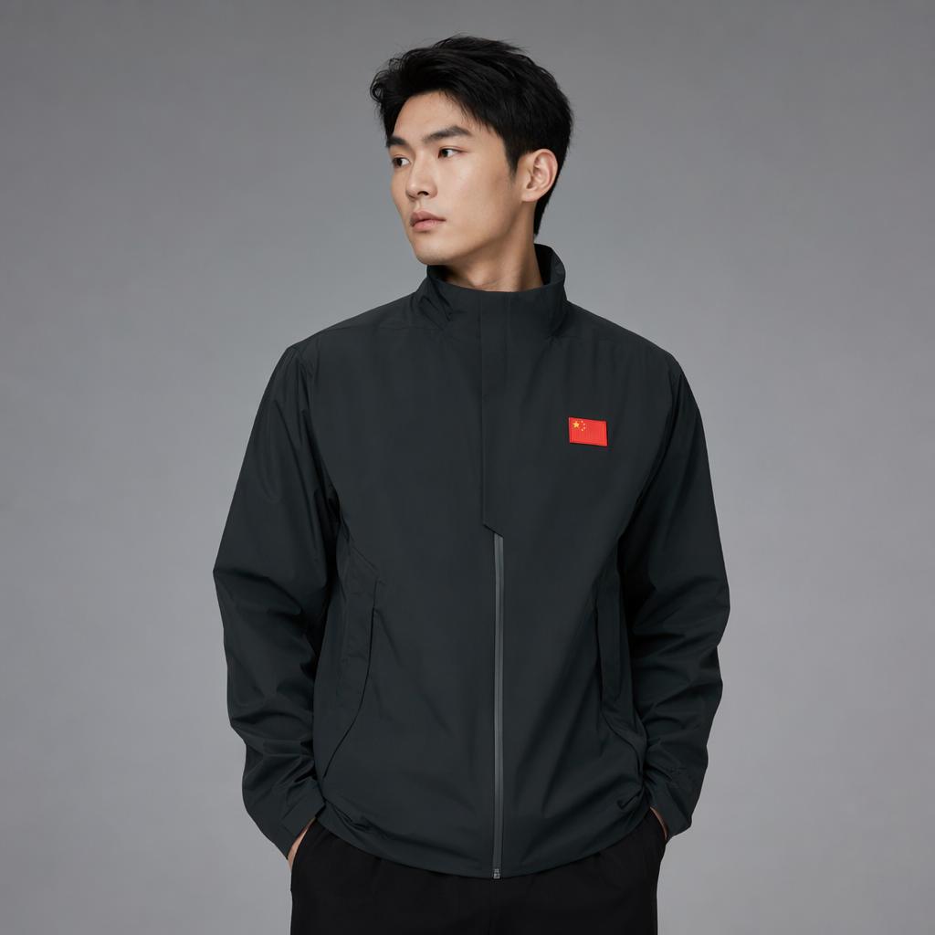 Anta Champion All-Weather Series Stand Collar Zipper Simple Jacket Men Jackets 152540621-4