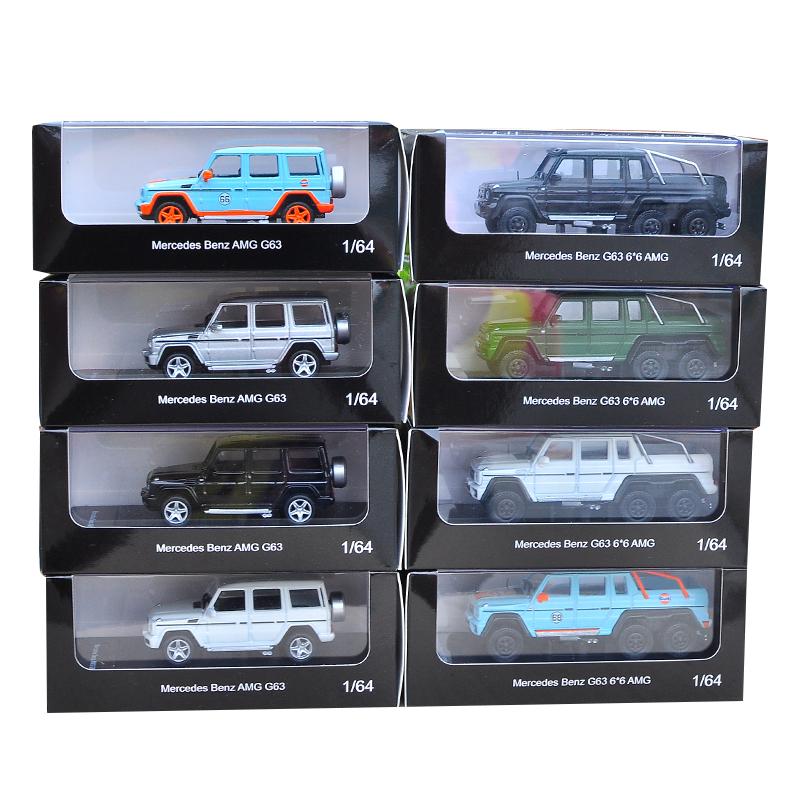 1:64 Benz G63 6X6 AMG Benz G500 4X4 Alloy Car Diecasts & Toy Vehicles Car Model Miniature Scale Model Car For Children