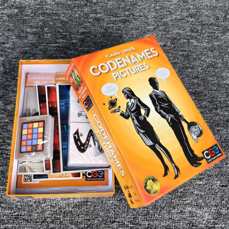 Codenames Strategy Board Game Card Game 2-8 Players Spymaster Party Game Family Game Night Ideal For Teamwork & Strategic Think