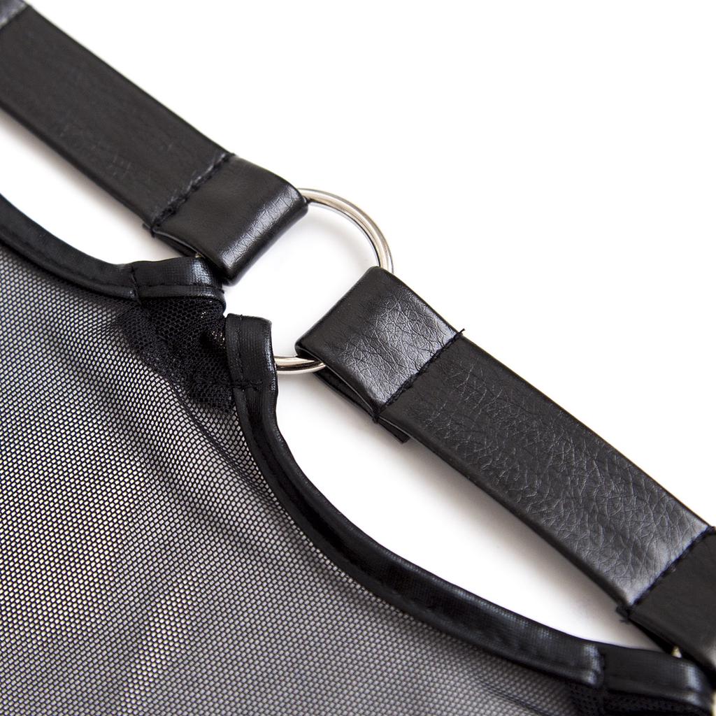 BDSM Sklaventraining Sexy Kostüm Produkte für Erwachsene Sexspielzeug Leder Bondage Chiffon Unterwäsche Harness