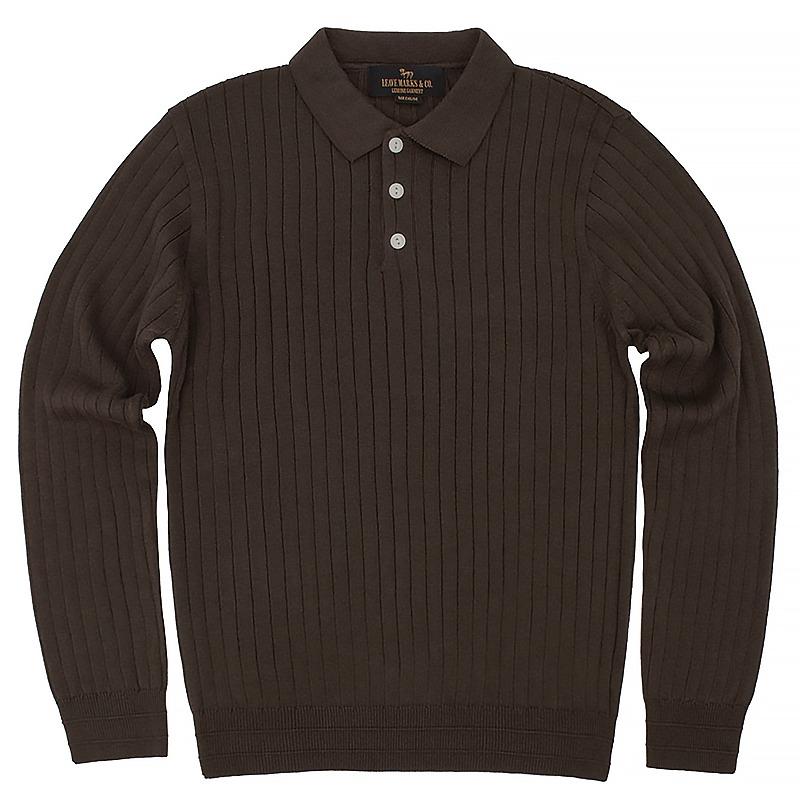 Libeumakeuseu Lm. Lot 202 Golgi Knit Polo Brown