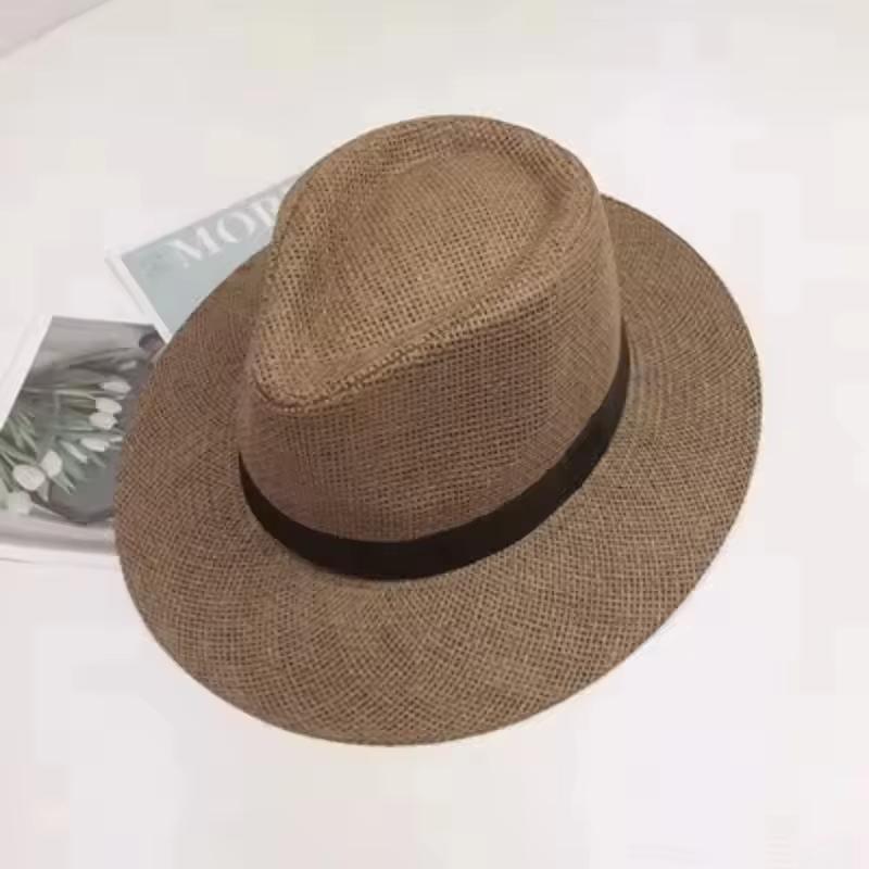 Oem Handmade Classic Unisex Panama Straw Hat For Beach & Hiking Cap For Men And Women Outdoors Travel Gear