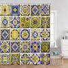 Bohemian Shower Curtains Indian Mandala Floral Boho Bath Curtain Vintage Abstract Geometric Polyester Fabric Bathroom Decor