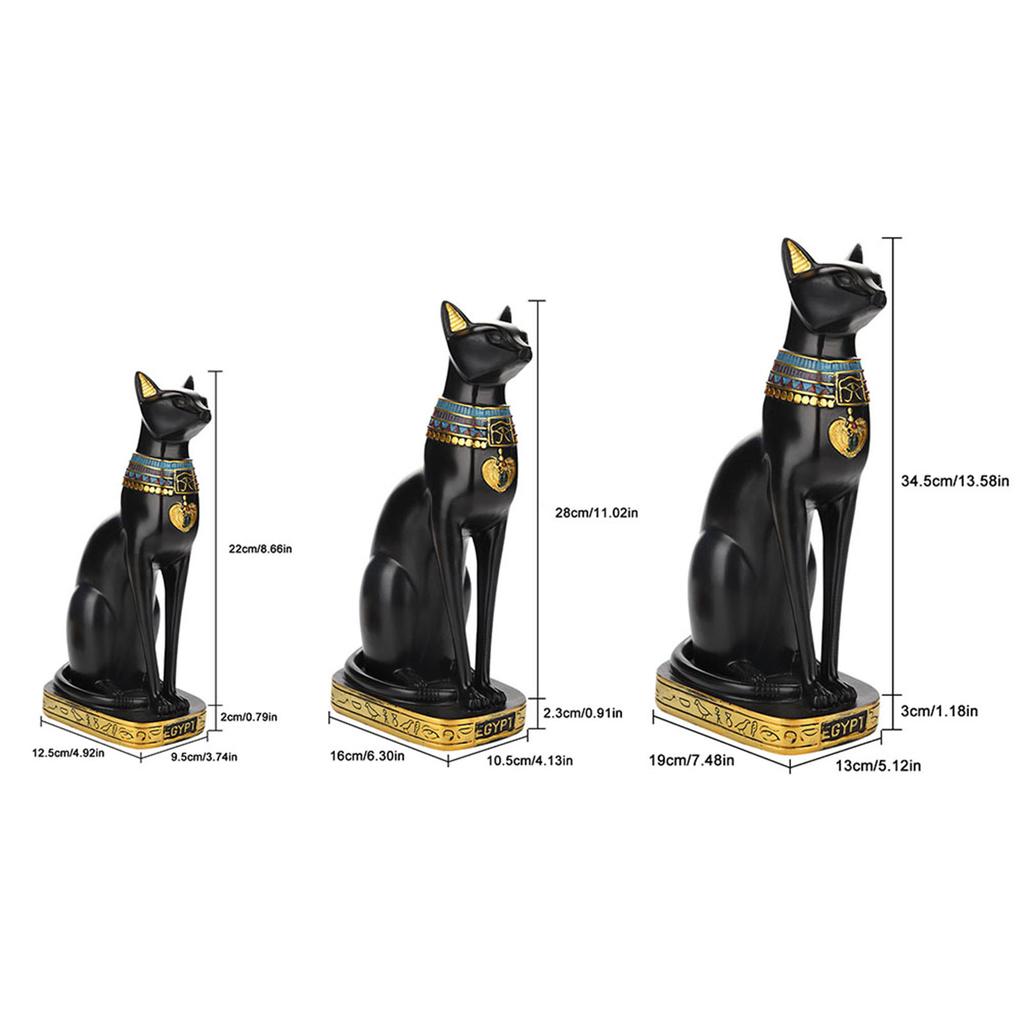 Egyptisk Katt Hartsstaty Figur Hushållsrum Prydnad Hantverk Gåvor Heminredning Egyptisk Kattstaty Kattstaty Prydnad