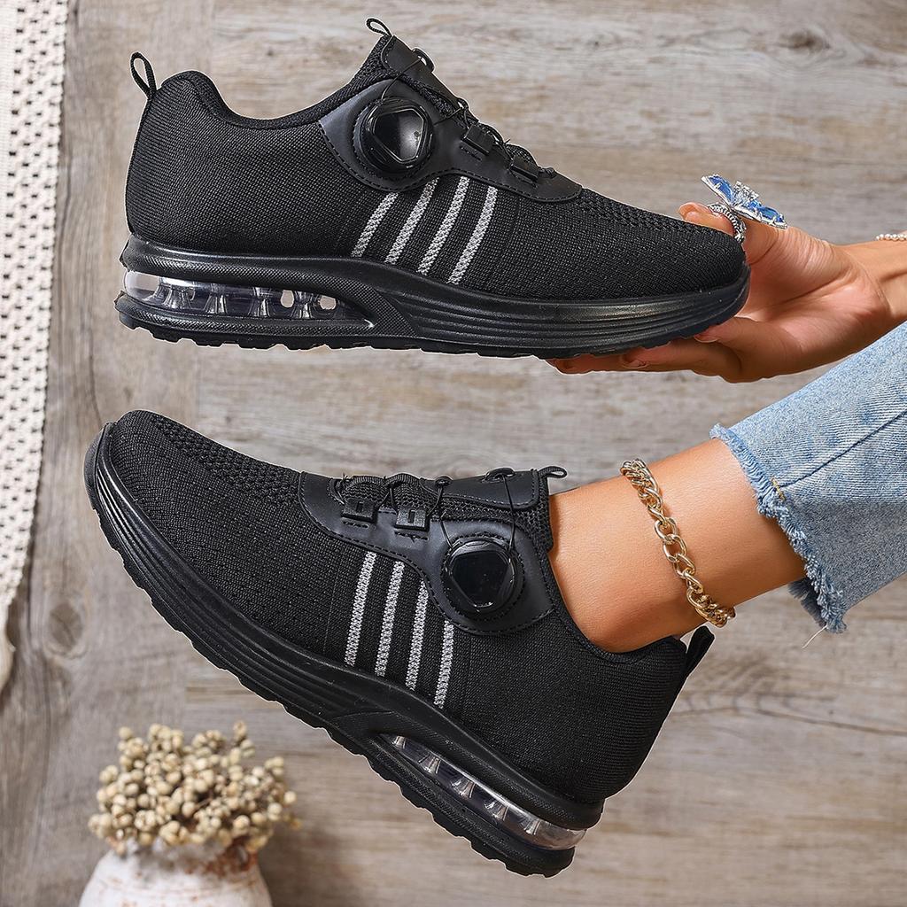 Fashion New Spring Women's Vulcanize Shoes Outdoor Causal Anti-slip Flats Air Mesh Elastic Band Shoes for Women Platform Womens Shoes