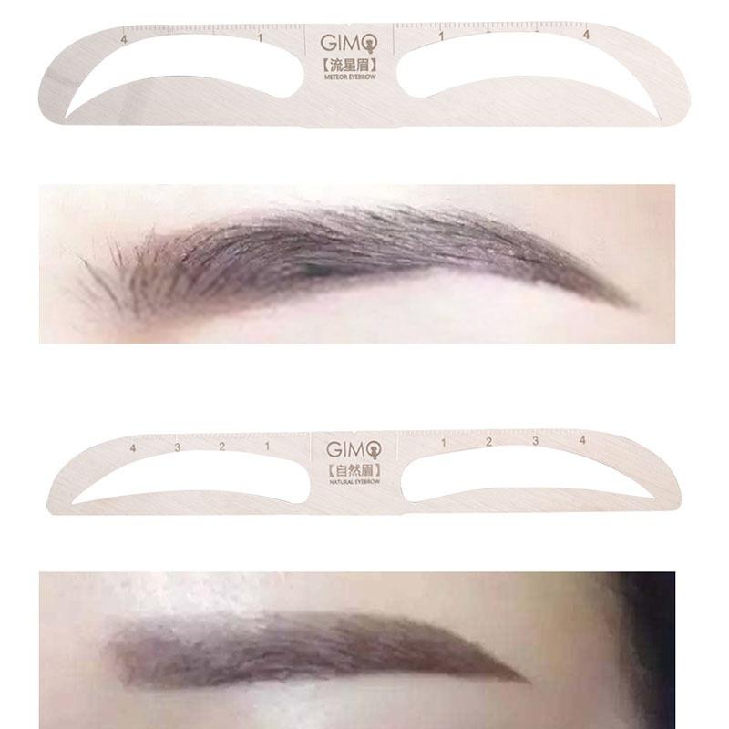 Permanent Makeup Eyebrow Balance Ruler Three-Point Positioning Balance Ruler Eyebrow Measurement