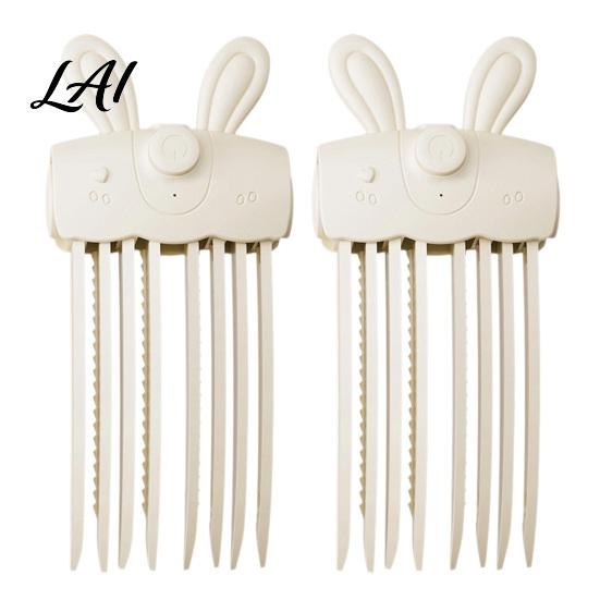Hair Volume Tool 1/2Pcs Heated Clip Cordless Root Lifter Comb with 2 Fluffy Styler Heat Settings USB Rechargeable Volumizing Clip for Fine