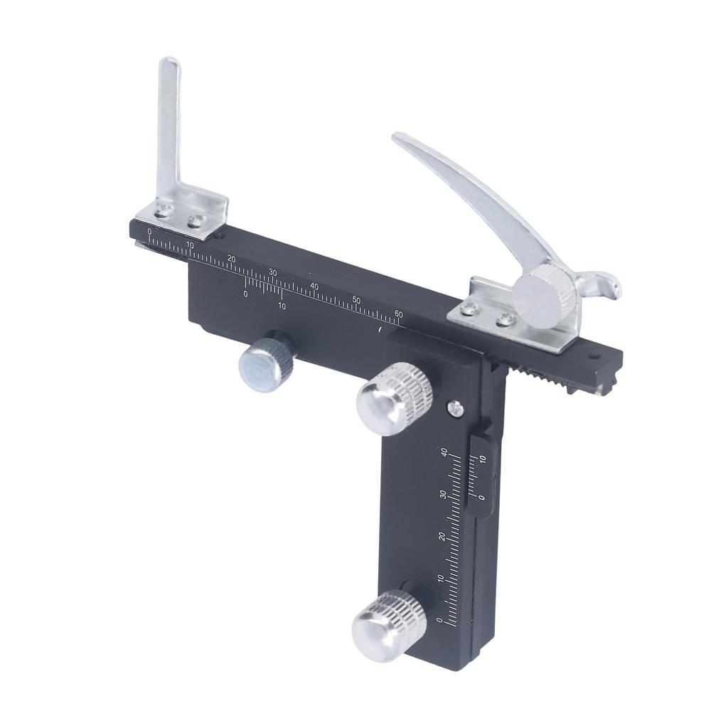 Microscope Movable Caliper Ruler Accessory Professional High Accuracy Mechanical X‑Y Movable Stage with Scale