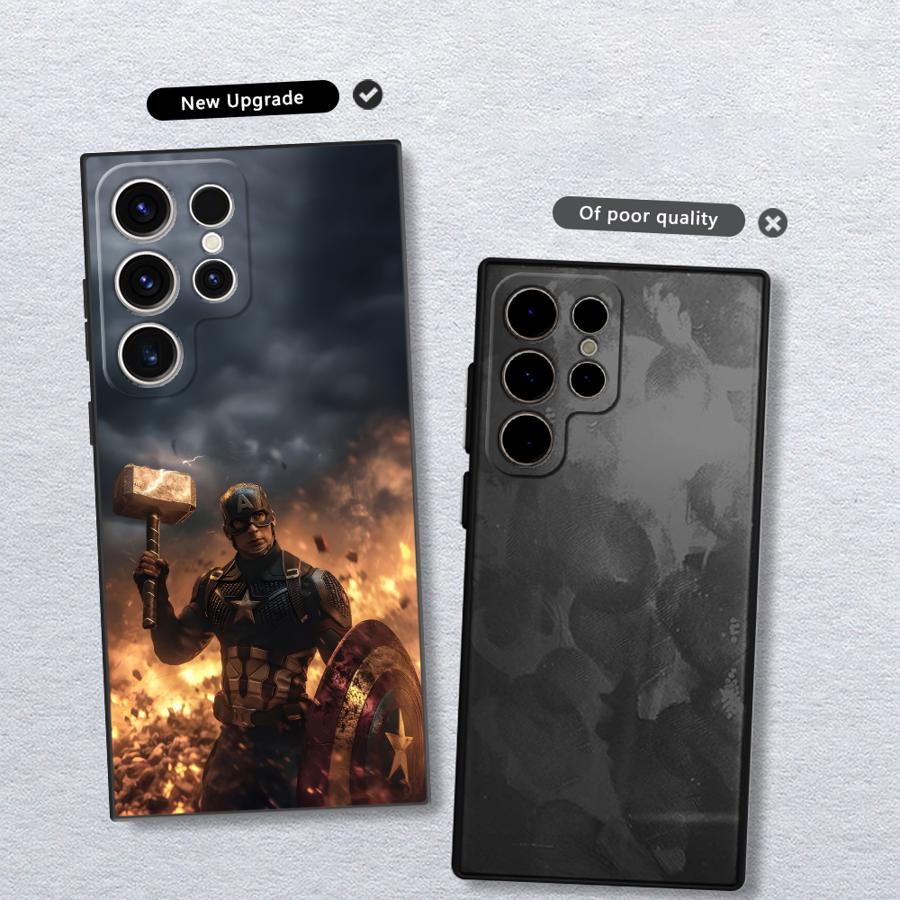 Marvel Cool Avenger Case for Samsung Galaxy S26 S20 S10 S9 S25 Ultra Note 20 Ultra 8 9 10 S23 S21 FE S24 Plus Funda Phone Cover